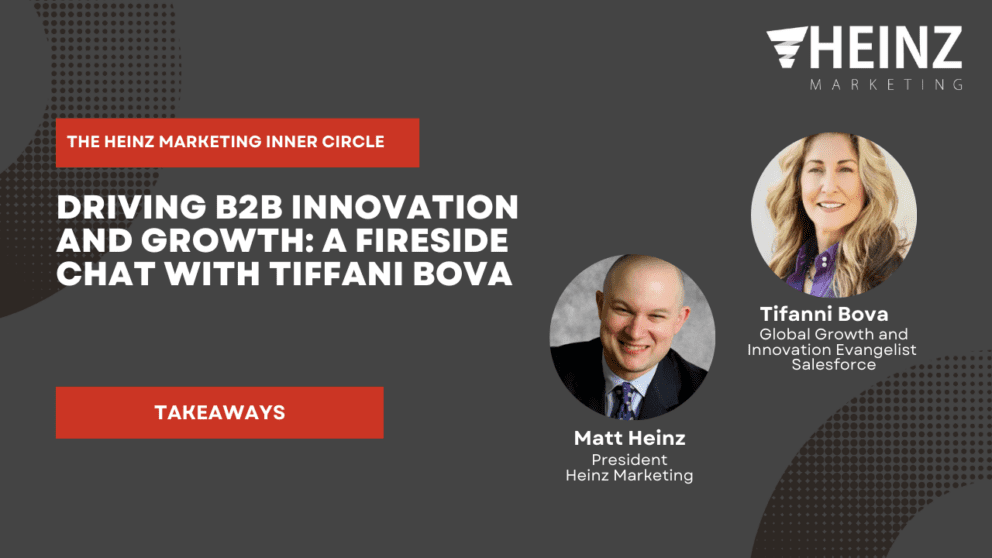Driving B2B Innovation and Growth: A Fireside Chat with Tiffani Bova